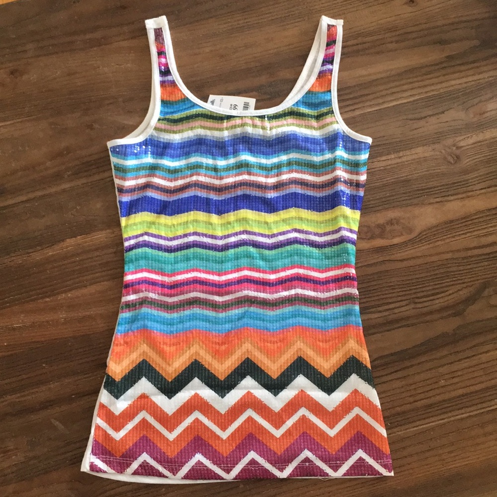 2 for 1 Fun shimmer tank tops